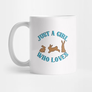 Just A Girl Who Loves Rabbits Mug